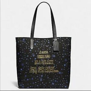 NWT LIMITED EDITION Coach Star Wars Galaxy Tote